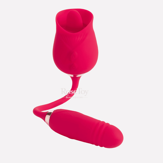 Rose Aura – Licking & Thrusting Rose Vibrator