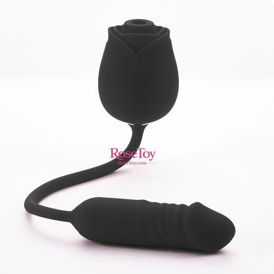 Rose Pro – Suction & G-Spot Thrusting Rose Vibrator