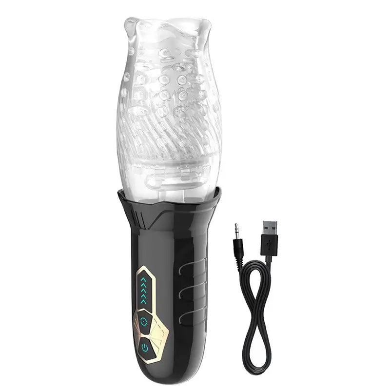 rose toy for men with usb charging cable