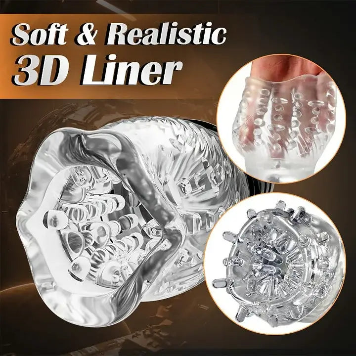 the male rose toy is soft realistic 3D liner