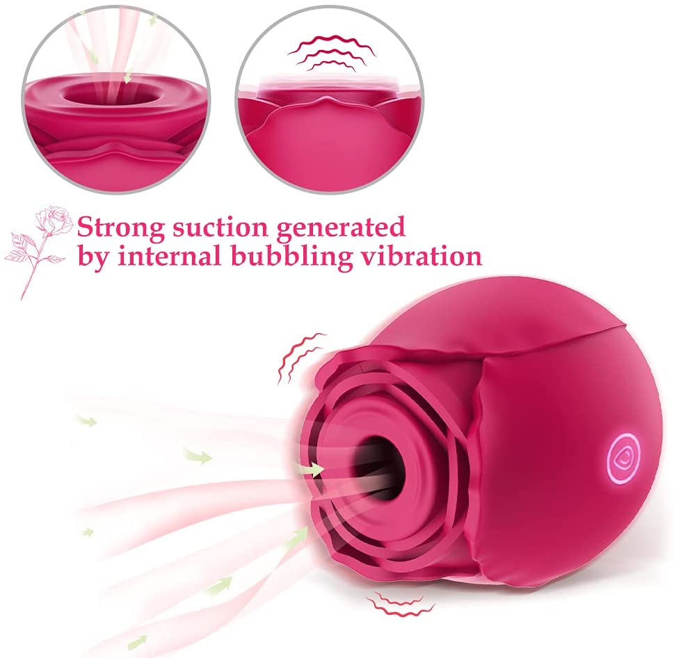 The Rose Toy clitoral suction vibrator