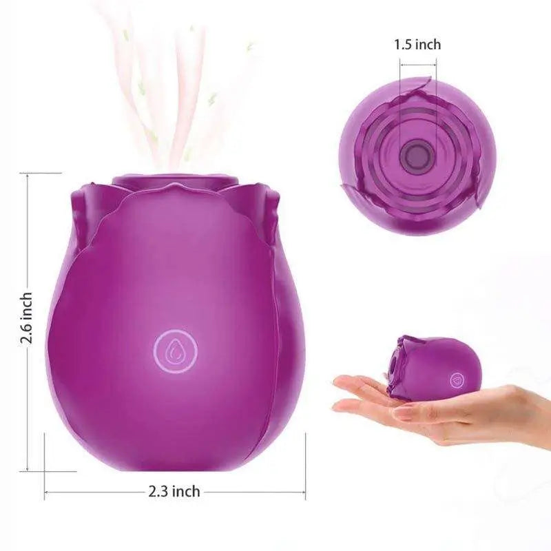 Rose Toy sex vibrator in purple