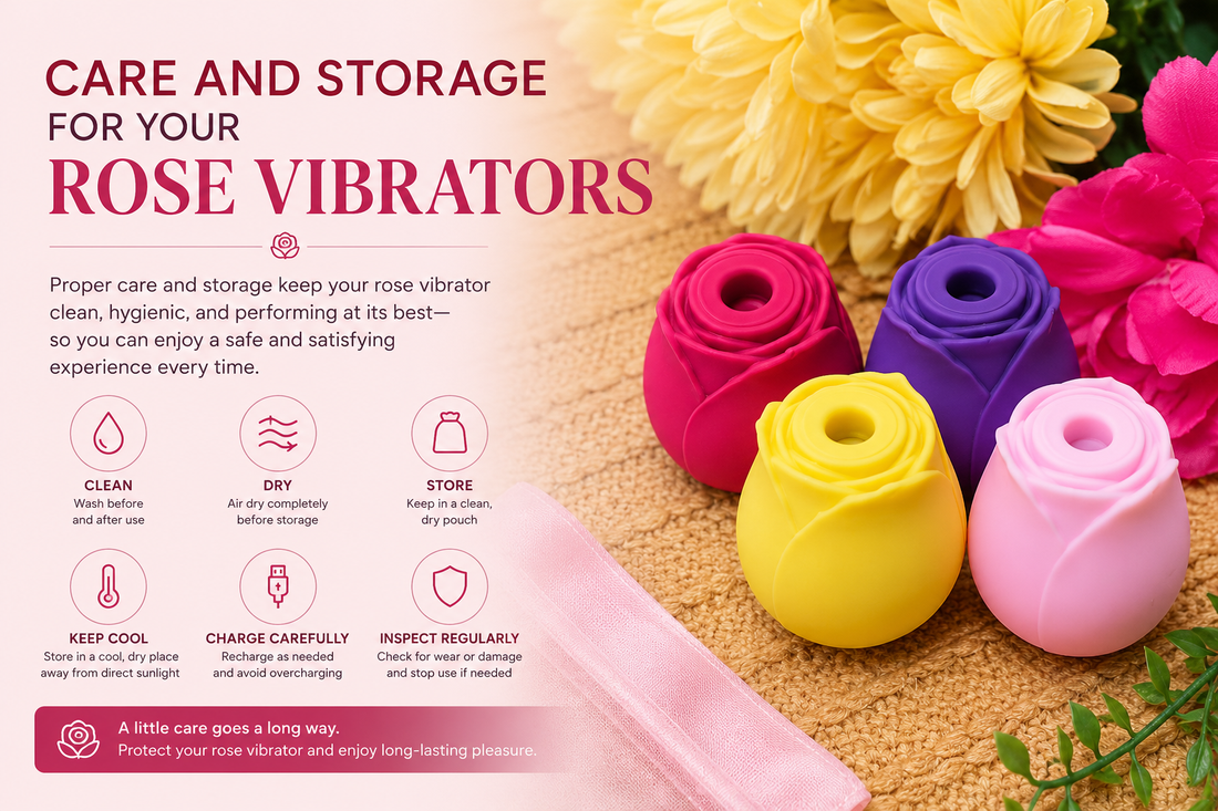 Care and Storage for Your Rose Vibrators