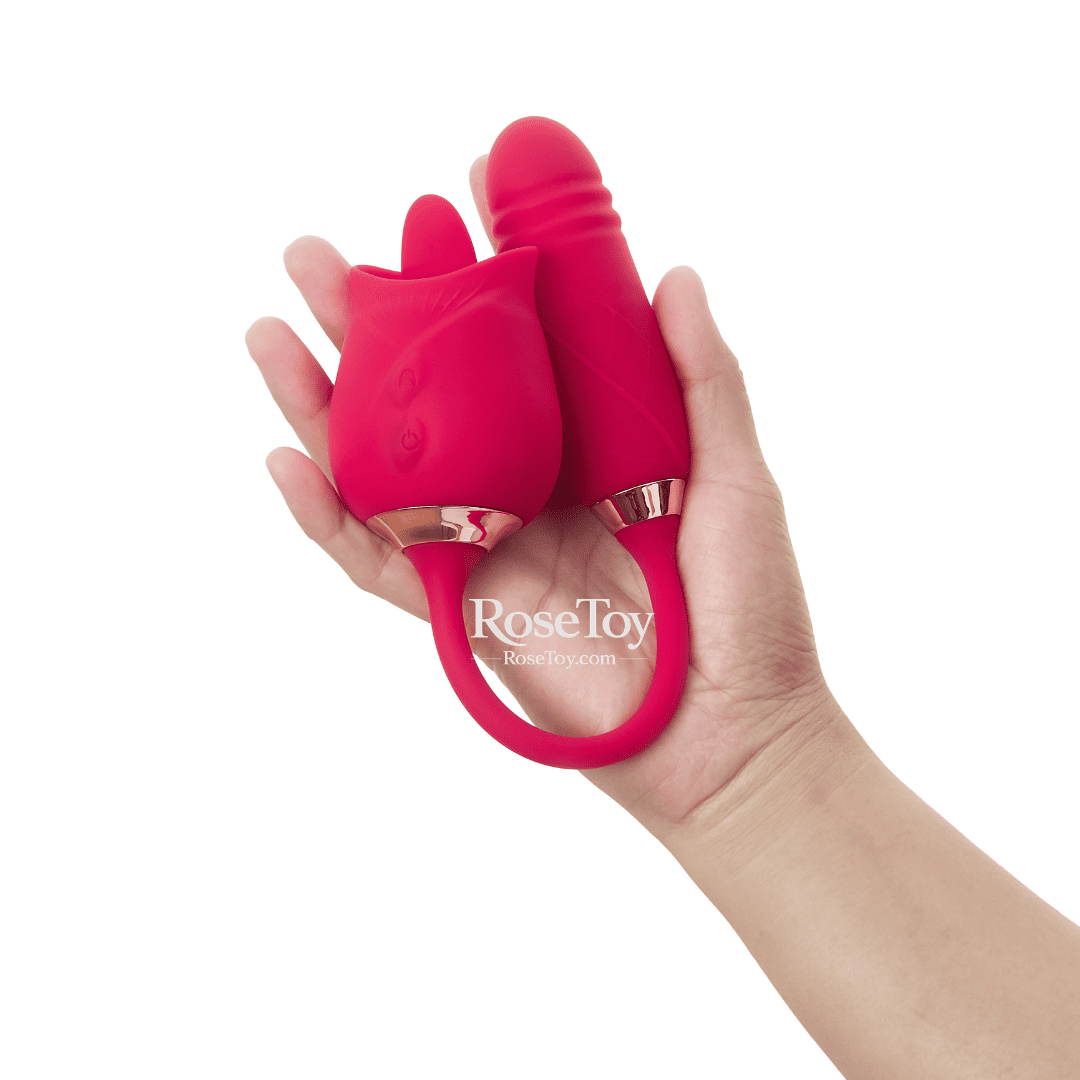 Rose Aura – Licking & Thrusting Vibrator