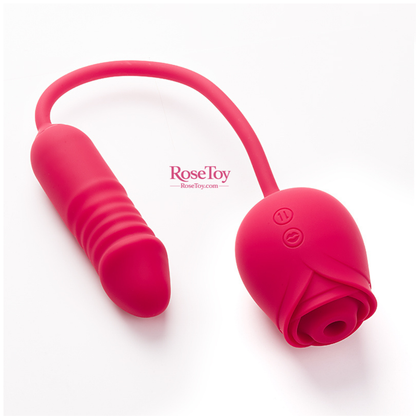 Rose Pro – Suction & G-Spot Thrusting Rose Vibrator