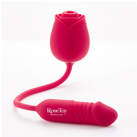 Rose Pro – Suction & G-Spot Thrusting Rose Vibrator