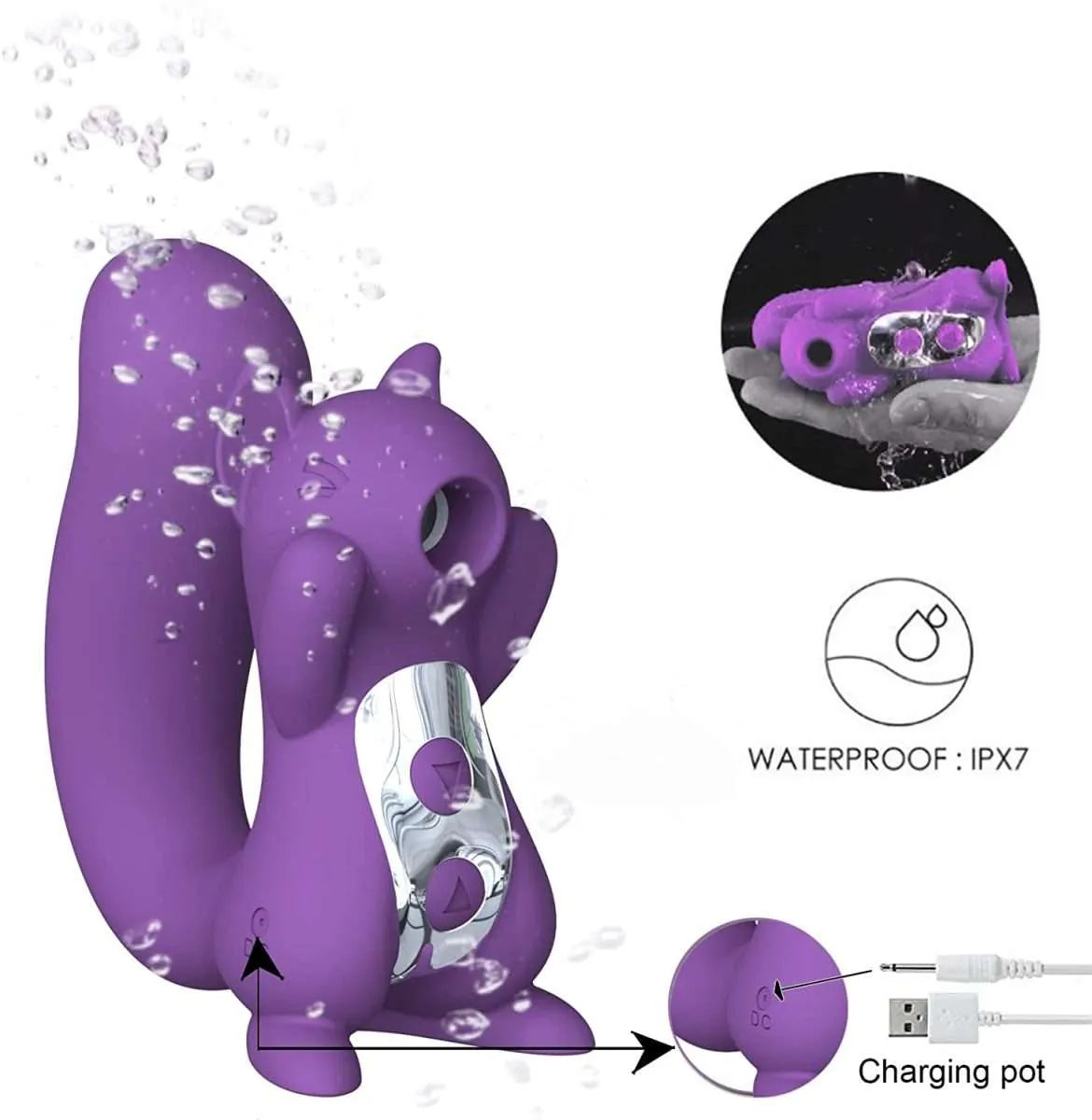 RoseToy Squirrel Vibrator Clitoral Suction Vibrator RoseToy Squirrel Vibrator Clitoral Suction Vibrator