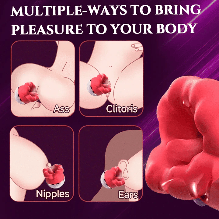 RoseToy Big Mouth Licking Toy