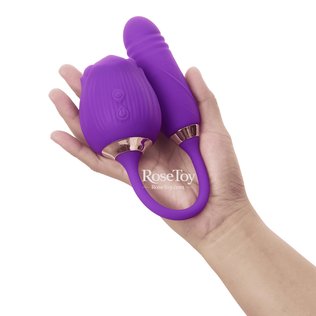Rose Dildo – Suction & Thrusting Vibrator