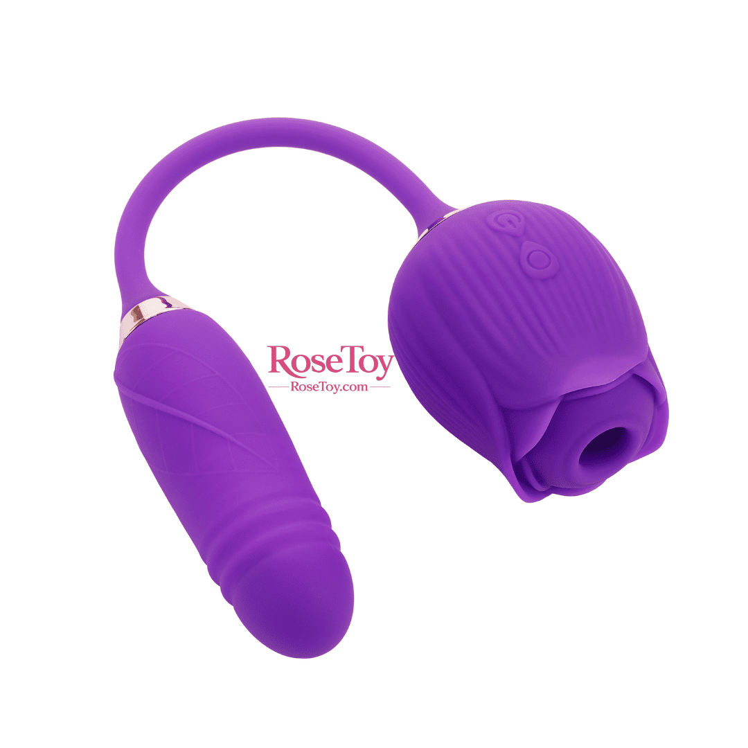 Rose Dildo – Suction & Thrusting Vibrator