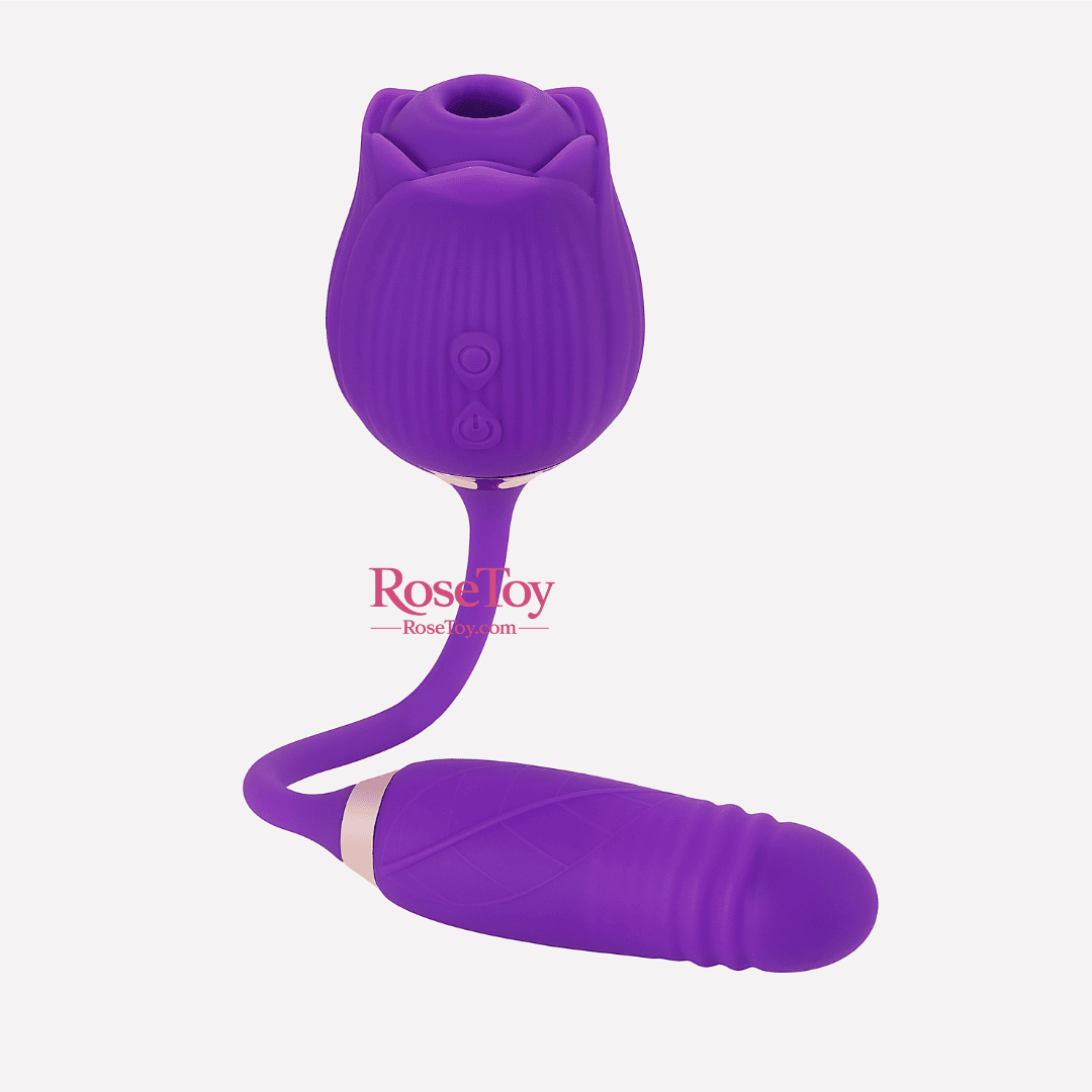 Rose Dildo – Suction & Thrusting Vibrator
