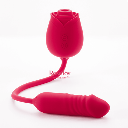 Rose Pro – Suction & G-Spot Thrusting Vibrator