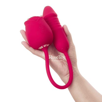 Rose Pro – Suction & G-Spot Thrusting Vibrator