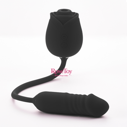 Rose Pro – Suction & G-Spot Thrusting Vibrator