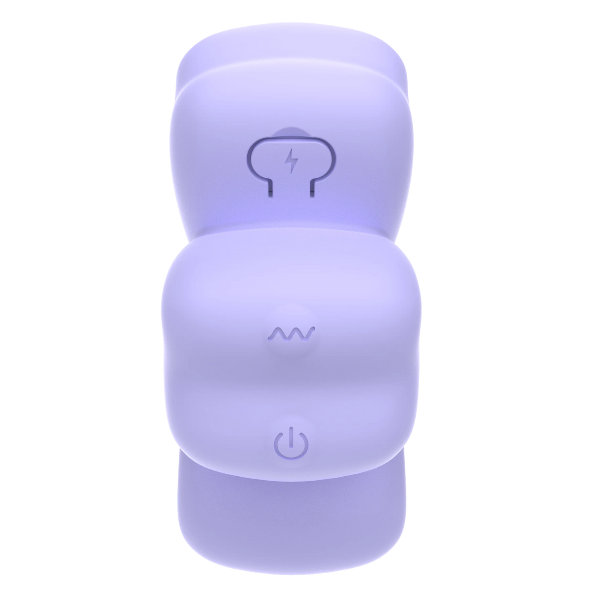 Cherry Blossom suction and vibration vibrator showing its control buttons