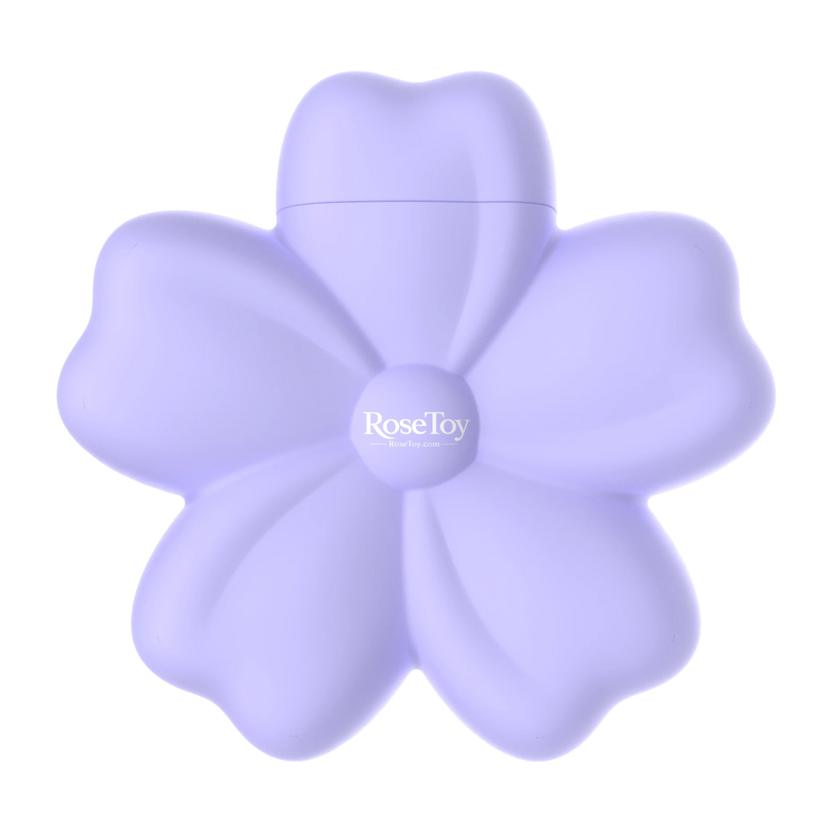 Cherry Blossom vibrator by RoseToy, front view showing its five-petal flower design