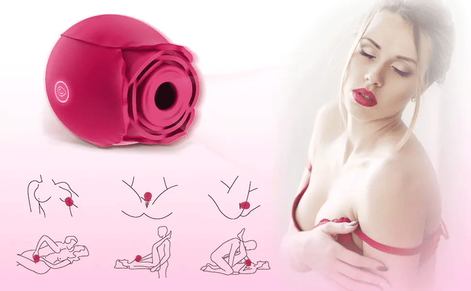 Illustration showing how to use The Rose by RoseToy
