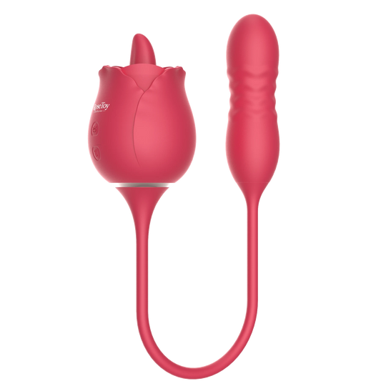 Rose Aura – Licking & Thrusting Vibrator