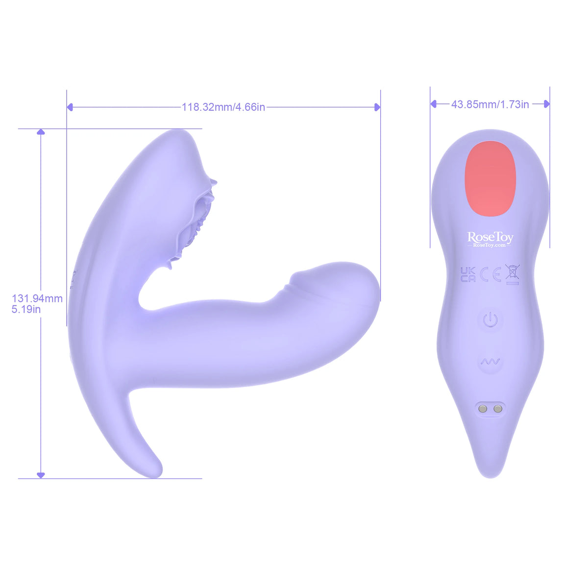 RoseToy Wearable Vibrator – Remote Control